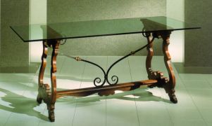 Lyre leg table                                     from Castellan                                         