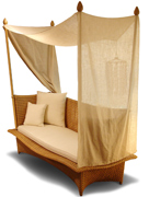Daydream four-poster daybed from Dedon